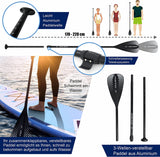 Aqua Spirit Aufblasbares Stand Up Paddle Board SUP Tempo Komplett-Set - 305x81x13cm/320x81x15cm - Erwachsene Anfänger/Experten - mit Rucksack, Leine, Paddel, Wickelauflage und 2 Jahre Garantie